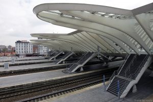 Quais Gare des Guillemins Liège - Santiago Calatrava