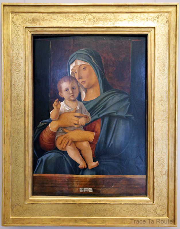 Vierge à l'Enfant (vers 1475) Giovanni BELLINI - Galleria Sabauda Palazzo Reale Turin