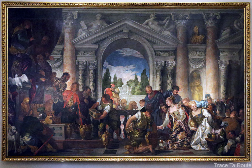 La Reine de Saba offrant des cadeaux au Roi Salomon (1582) Paolo VERONESE - Galleria Sabauda Palazzo Reale Turin