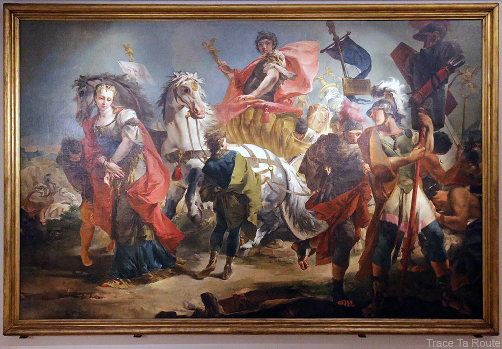 Le triomphe d'Aurèle (1718) Giovanni Battista TIEPOLO - Galleria Sabauda Palazzo Reale Turin