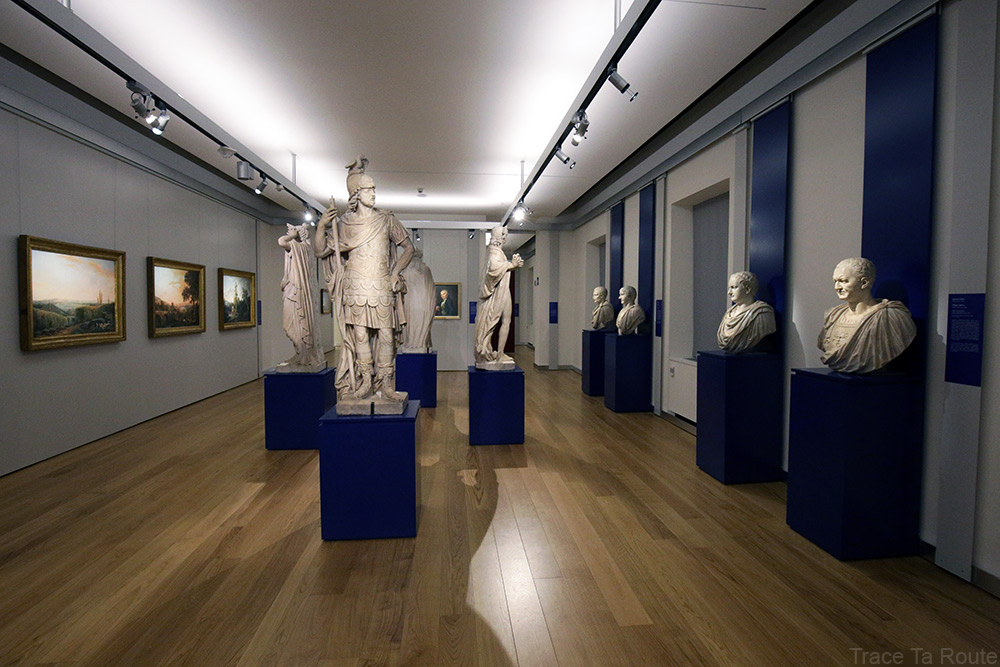 Sculptures antiques des empereurs romains et dieux grecs (anonyme) - Galleria Sabauda Palazzo Reale Turin