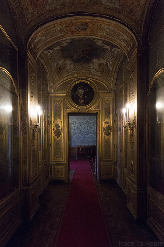 Palazzo Reale Turin - couloir intérieur du Palais Royal