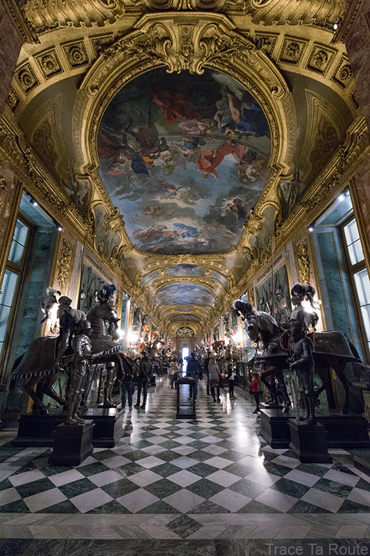 Palazzo Reale Turin - Plafond salle d'Armes Armeria Reale du Palais Royal