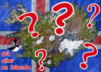 Carte Islande destinations voyage