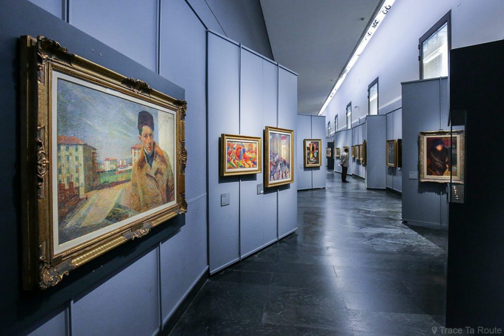 Salle exposition Donation Jesi - Pinacothèque de Brera de Milan - Umberto BOCCIONI
