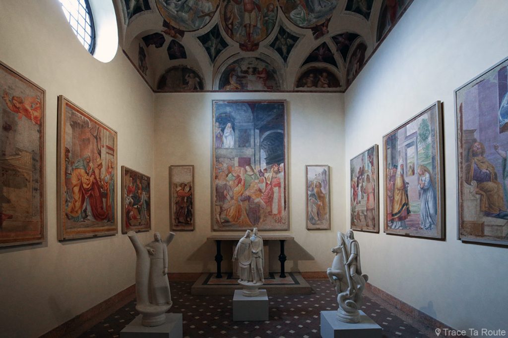 Salle exposition Musée Pinacothèque de Brera de Milan - Fresques Bernardino LUINI