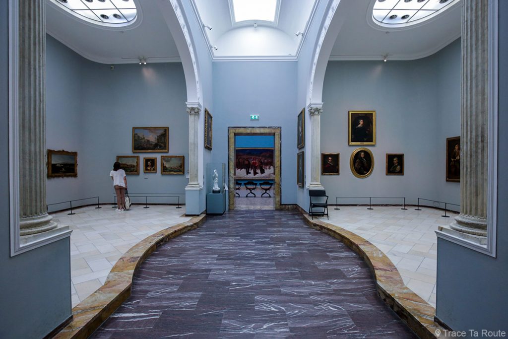 Salle exposition Musée Pinacothèque de Brera de Milan - Peintures XVIIIe siècle