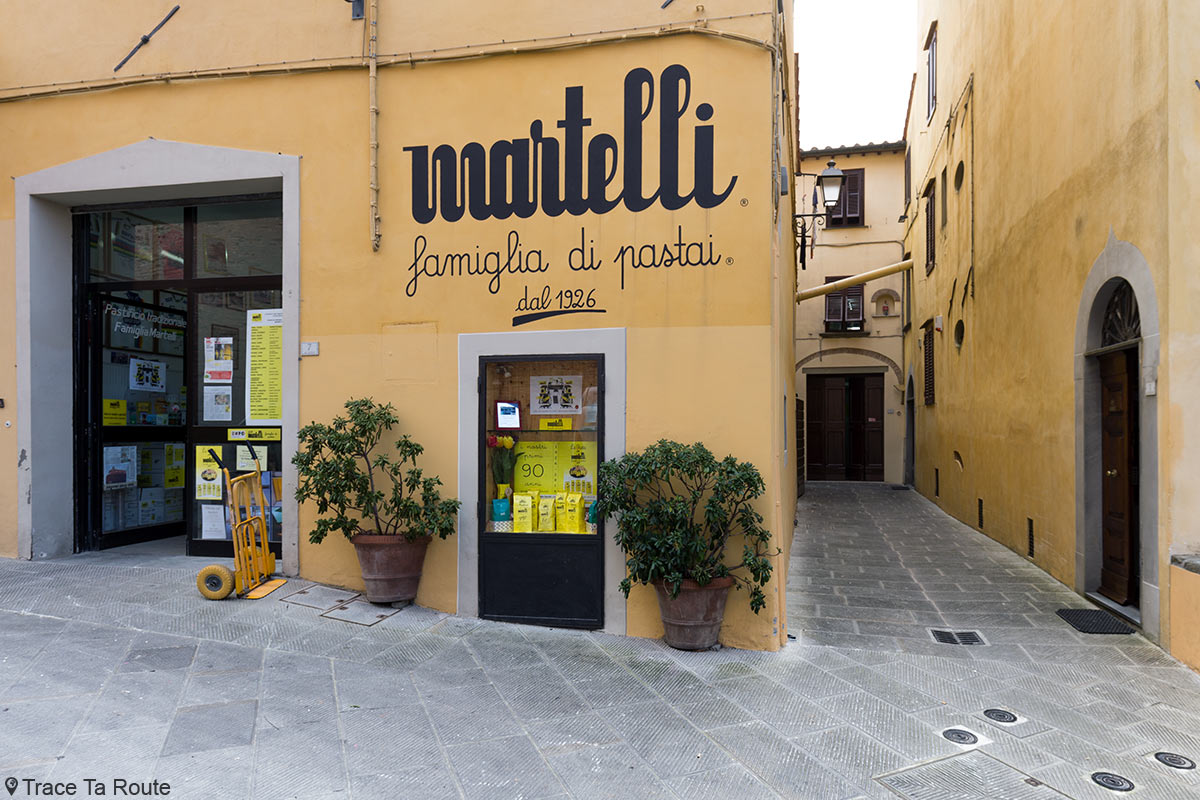Gastronomie Toscane, Italie - Fabrique artisanale de pasta Martelli, Lari (Valdera)