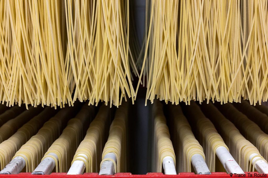 Gastronomie Toscane, Italie - Pâtes Spaghetti, fabrique artisanale de pasta Martelli, Lari (Valdera)