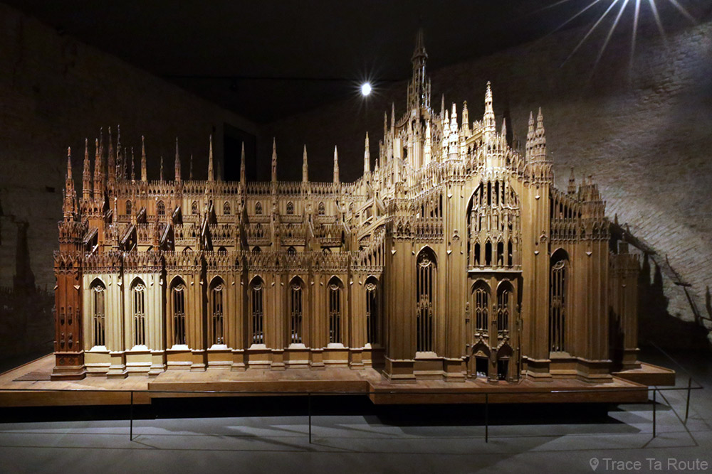 Exposition collection Musée du Duomo de Milan - Maquette en bois de la Cathédrale gothique - Museo del Duomo di Milano