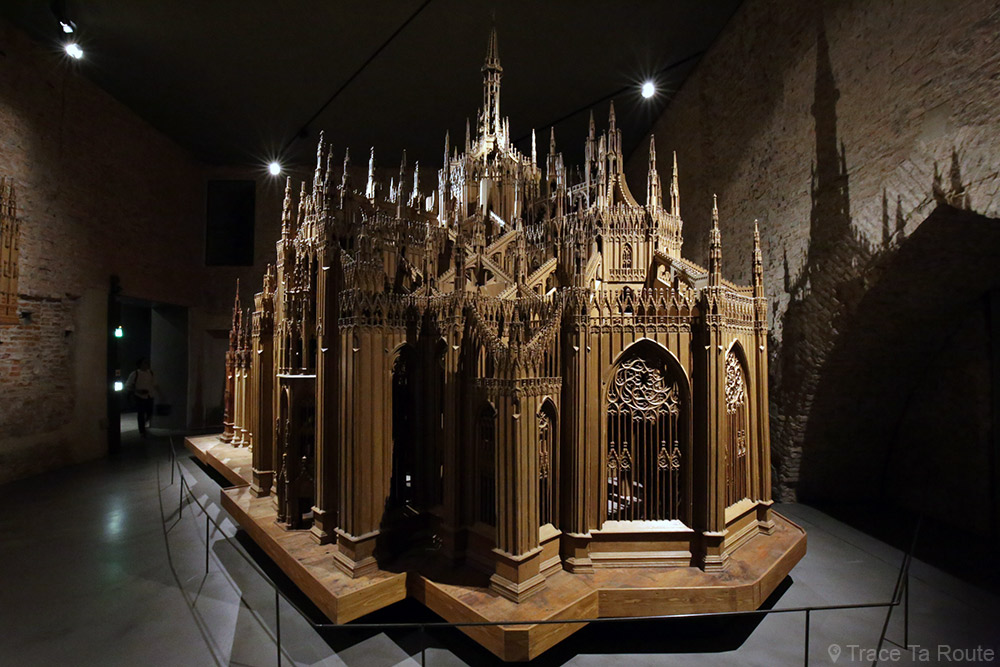 Exposition collection Musée du Duomo de Milan - Maquette en bois de la Cathédrale gothique - Museo del Duomo di Milano