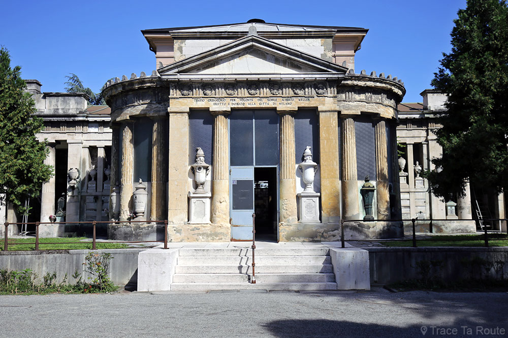 Temple crématoire - Crematorium Cimetière Monumental de Milan