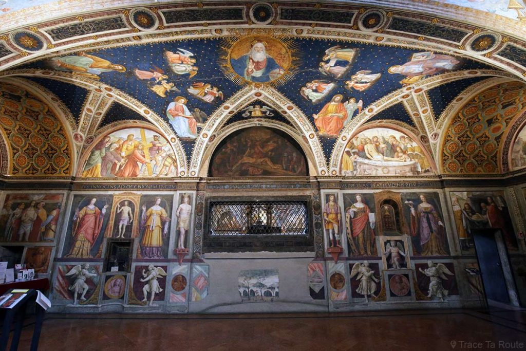 Fresques à l'intérieur du couvent de l'Eglise Saint-Maurice de Milan - Chiesa di San Maurizio al Monastero Maggiore di Milano