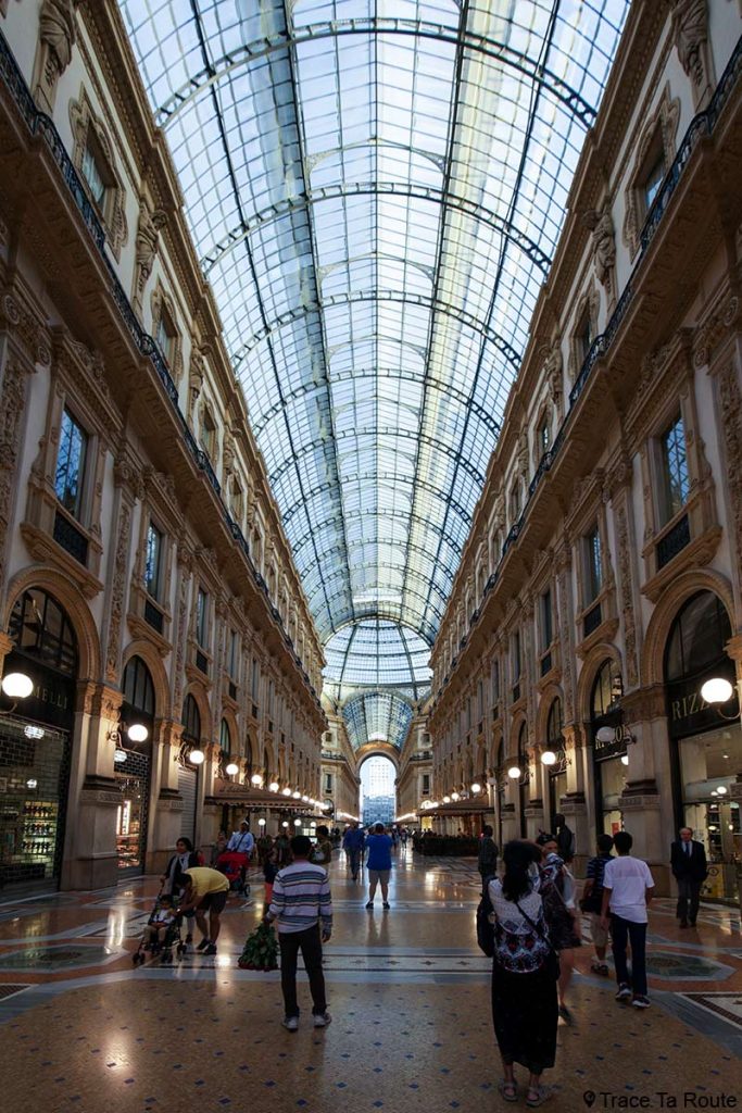Verrière de la Galleria Vittorio Emanuele II de Milan