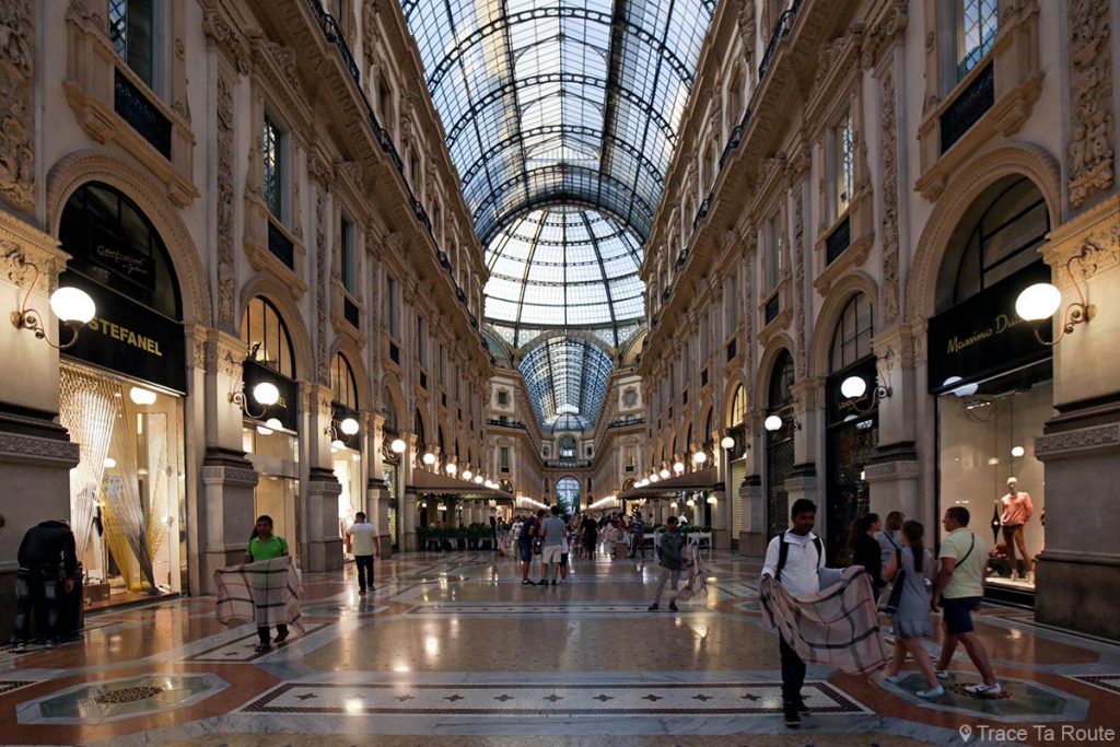 Allée Galleria Vittorio Emanuele II de Milan