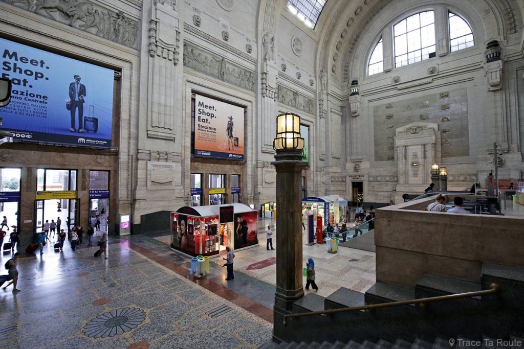 Intérieur Hall Gare Centrale de Milan