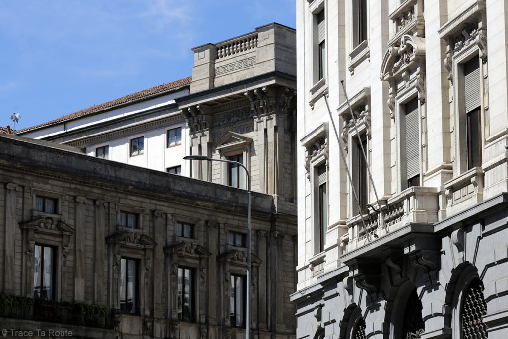 Architecture façade Palazzo Marino, Milano