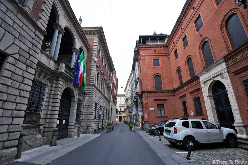 Rue Via Santo Spirito, Quadrilatère d'Or de Milan - Quadrilatero della Moda di Milano