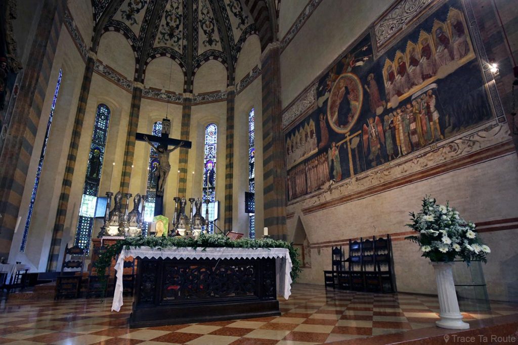Autel de la Basilique Sant'Anastasia de Vérone - Le Jugement Dernier - Chiesa San Pietro da Verona in Santa Anastasia Basilica