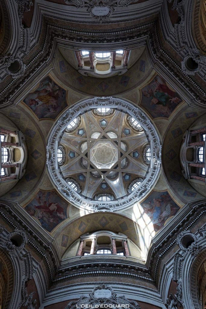 Intérieur Coupole Dôme Église Saint-Laurent Turin - Chiesa di San Lorenzo Torino
