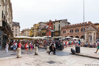 La PIAZZA DELLE ERBE de VÉRONE