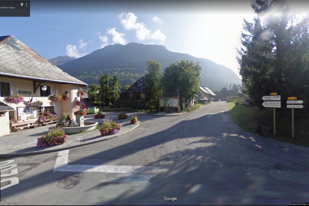 Aillon Le Jeune, Massif des Bauges, Savoie - Image Google Street View