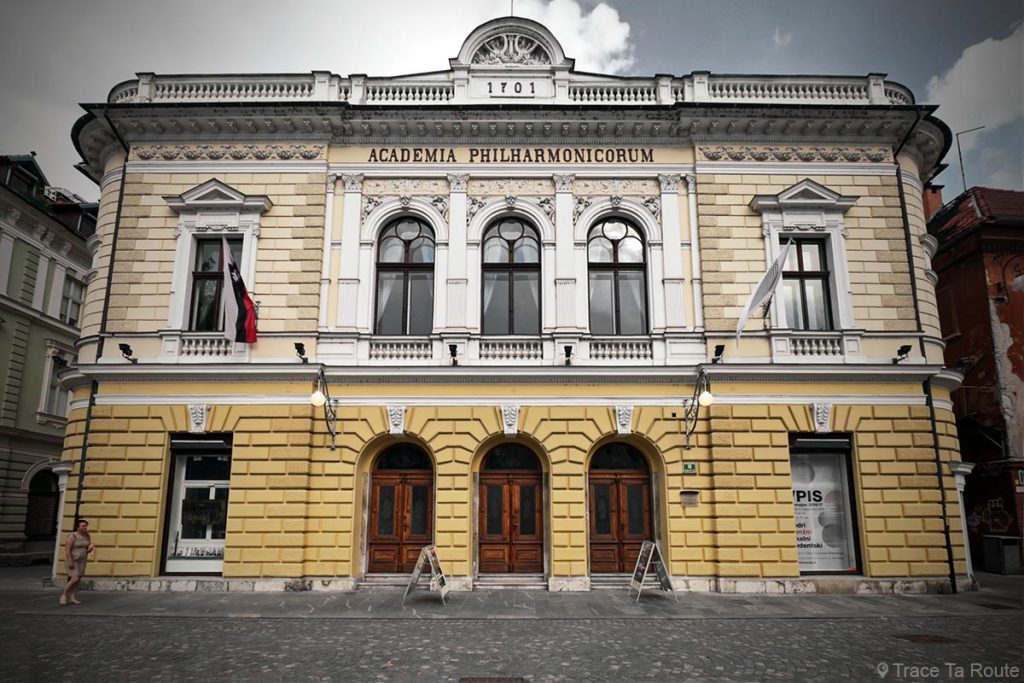 Bâtiment de la Philharmonie de Ljubljana, Slovenska filharmonija - Parc Zvezda, Kongresni Trg, Slovénie