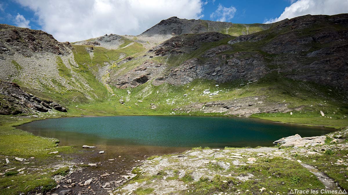Le Petit Laus, Lacs du Malrif (lac de montagne) - Tour du Queyras GR 58, Hautes-Alpes