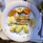 Filet de Sabre noir (Espada ; Scabbard fish) au restaurant O Piano - Rua de Santa Maria, Zona Velha, Funchal, Madère