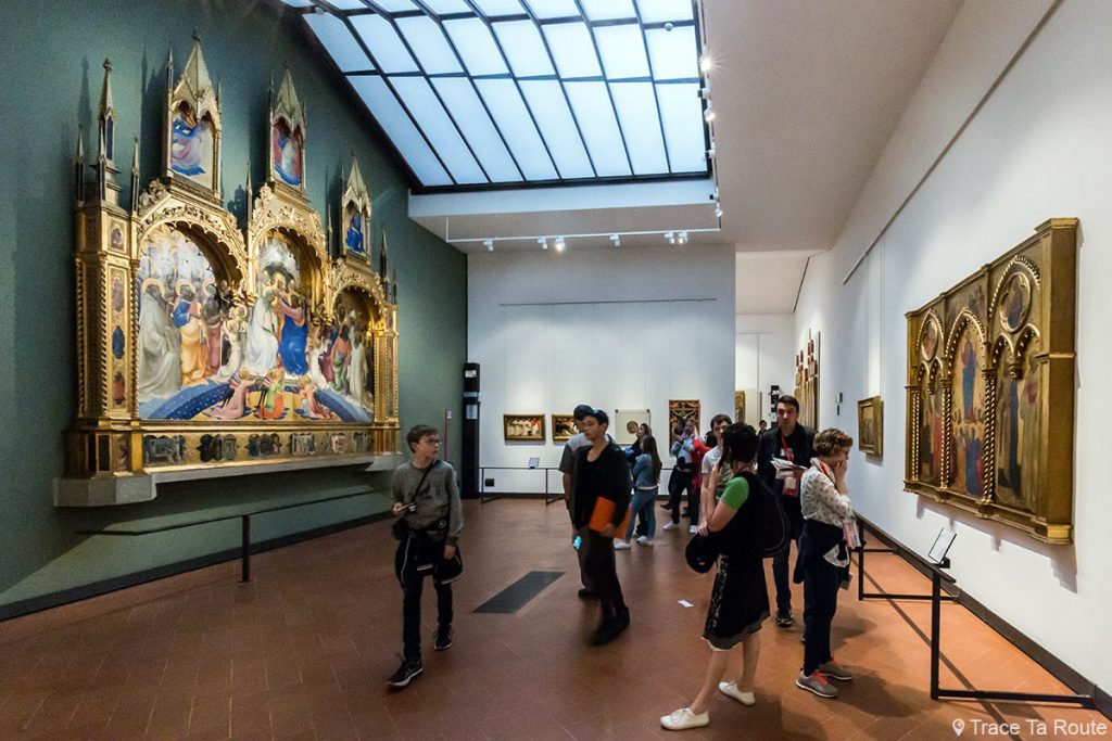 Salle 5 du Musée de la Galerie des Offices de Florence (Galleria degli Uffizi di Firenze) : Trecento Gothique International