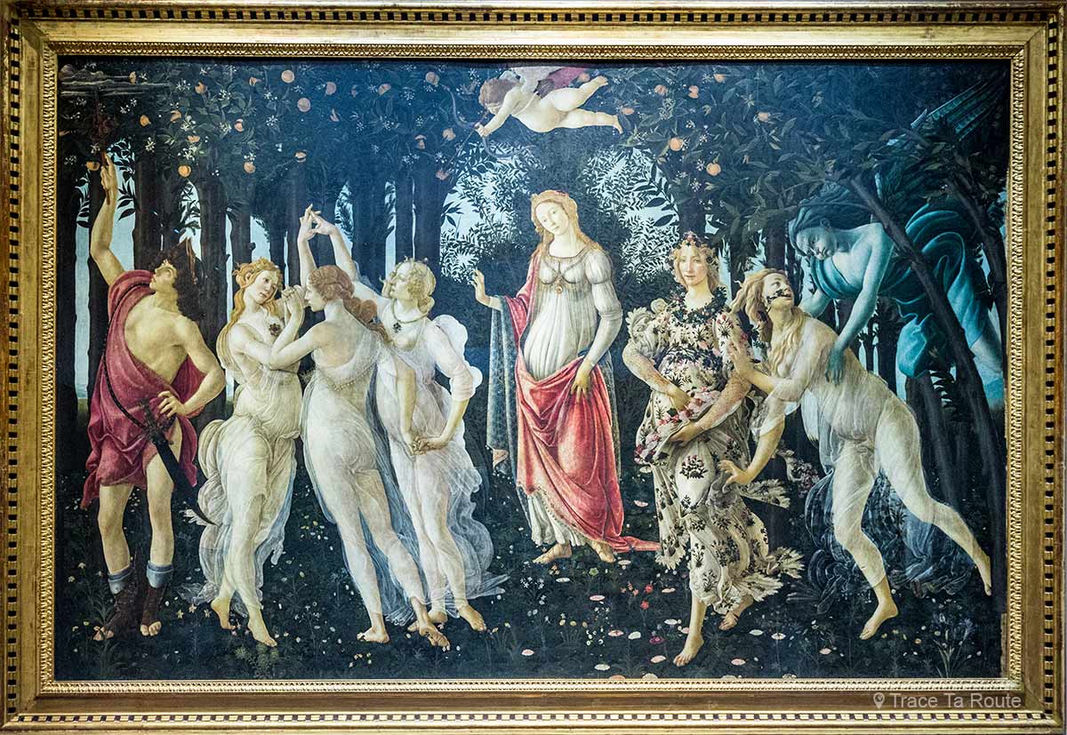 Le Printemps (1478-1482) Alessandro BOTTICELLI - Musée de la Galerie des Offices de Florence (Galleria degli Uffizi di Firenze)