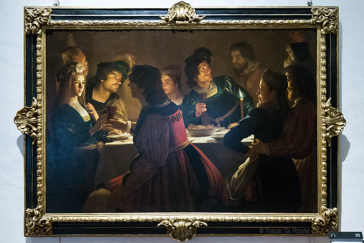 Repas de mariage (1613-1614) Gherardo DELLE NOTTI - Musée de la Galerie des Offices de Florence (Galleria degli Uffizi di Firenze)