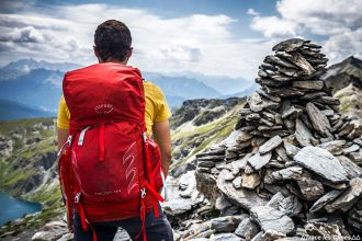 Test Sac à dos Osprey Talon 44 litres au Pic du Malrif dans le Queyras (Hautes-Alpes)