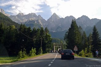 Route vers le Col de Vršič, Alpes Juliennes - Voyage Road Trip en Slovénie, Slovenia