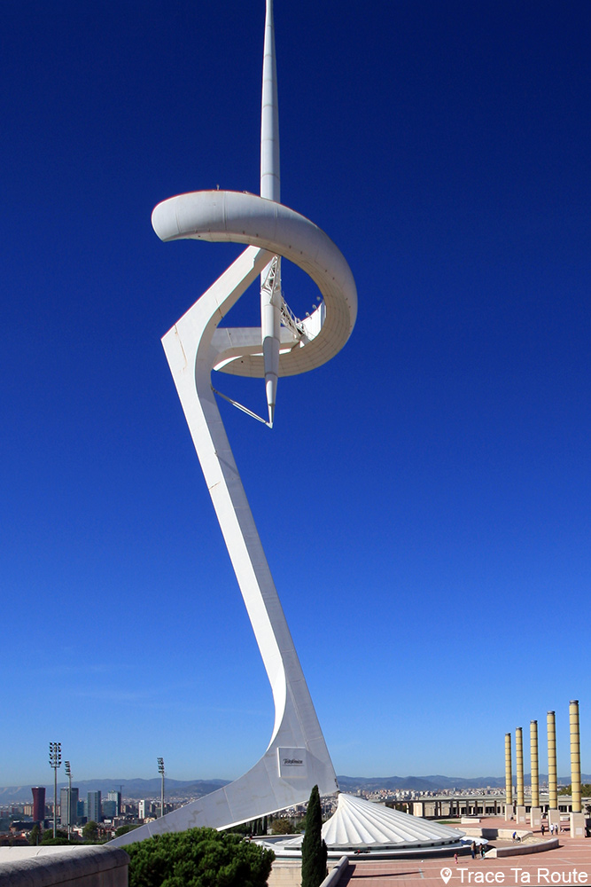 La Tour de Télécommunications de Montjuic, Barcelone / Montjuïc Telecommunications Tower, Barcelona - Architecture Santiago Calatrava