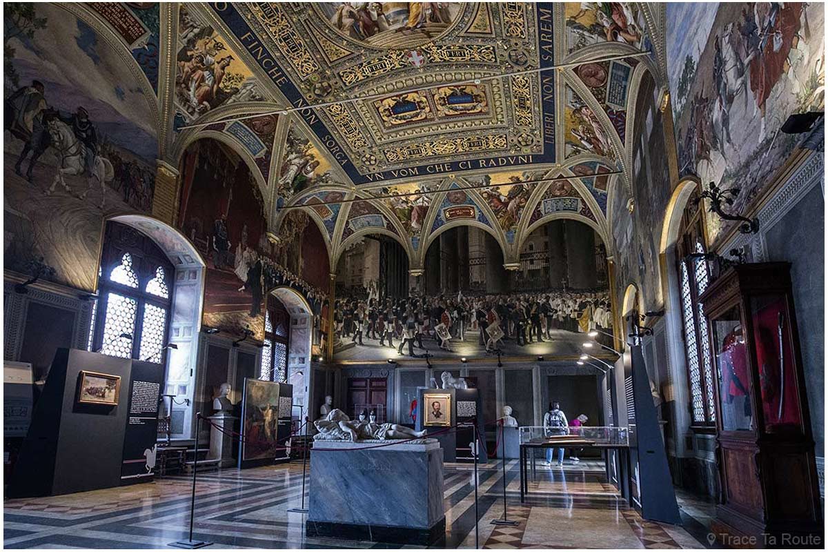 Salle du Risorgimento du Museo Civico de Sienne - Sala del Risorgimento di Palazzo Pubblico di Siena