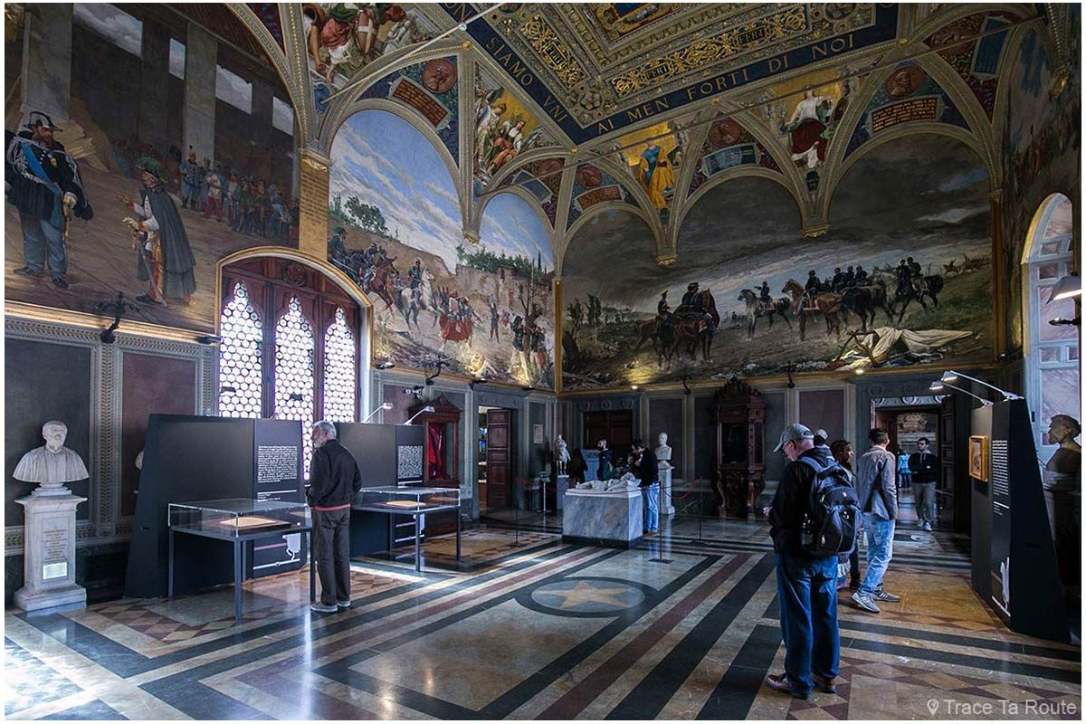 Salle du Risorgimento du Museo Civico de Sienne - Sala del Risorgimento di Palazzo Pubblico di Siena