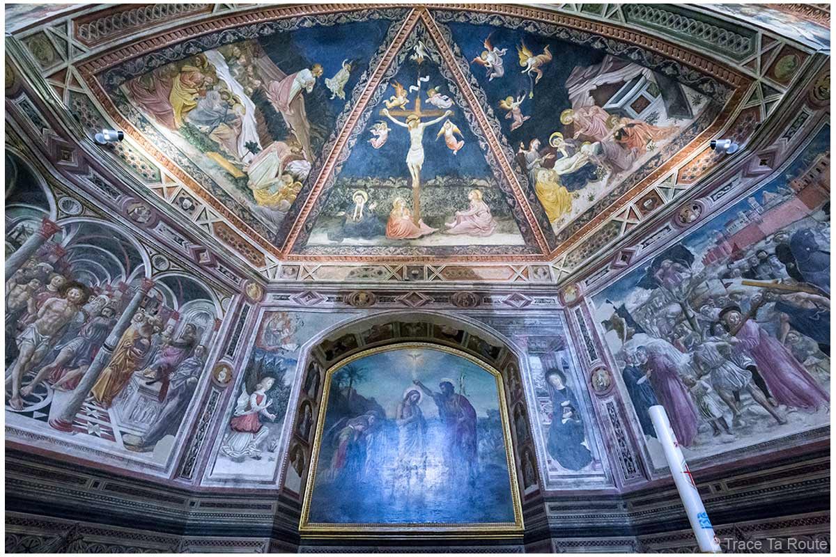 Fresques Intérieur Baptistère San Giovanni, Cathédrale de Sienne / Affreschi interno Battistero di San Giovanni, Duomo OPA Siena