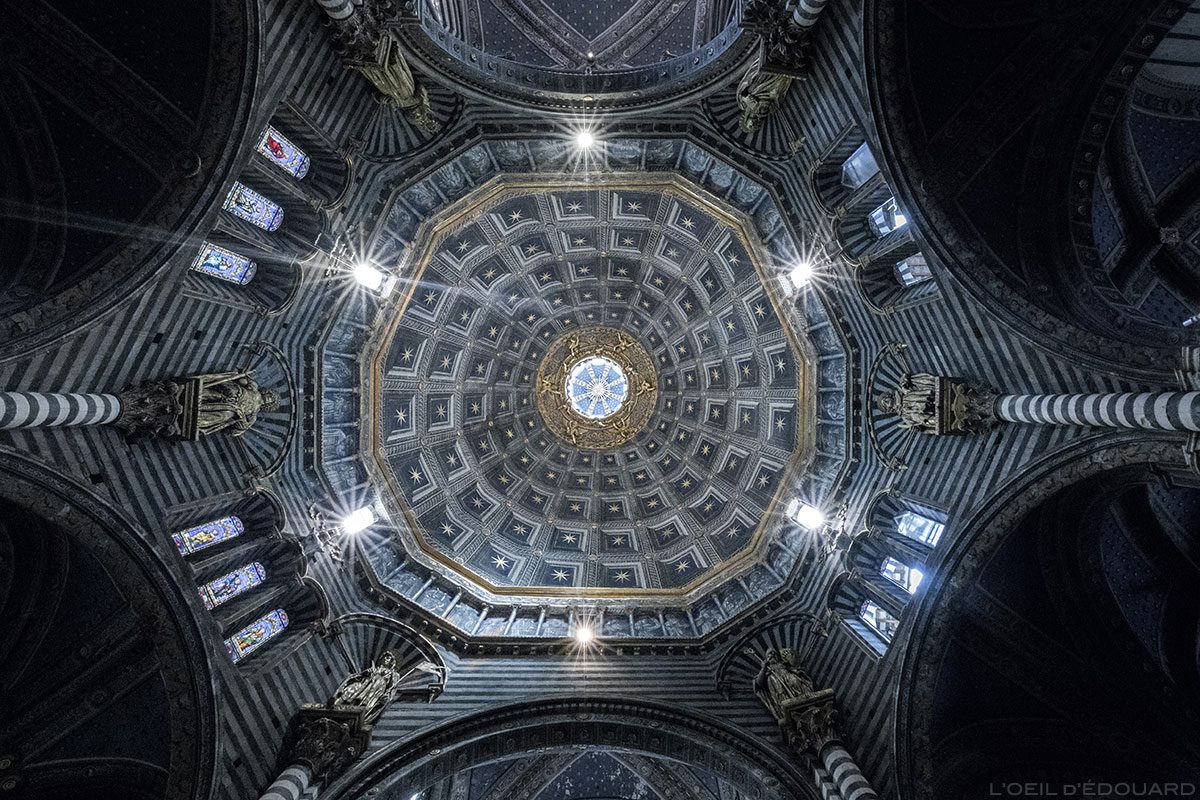 Plafond voûte coupole Cathédrale de Sienne - Lanterna del Duomo di Siena (Santa Maria Assunta)
