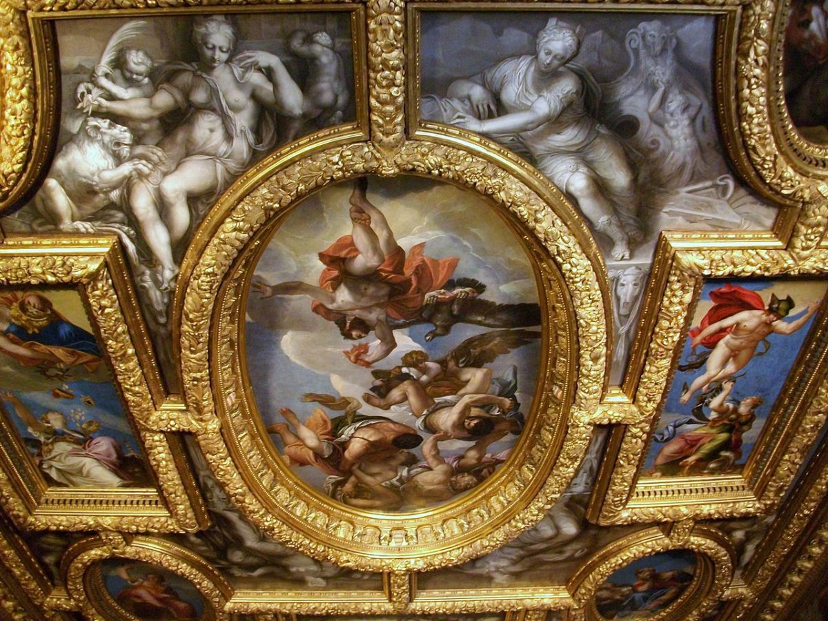 Plafond salle du Grand Conseil du Palais des Doges de Venise © Joanbanjo