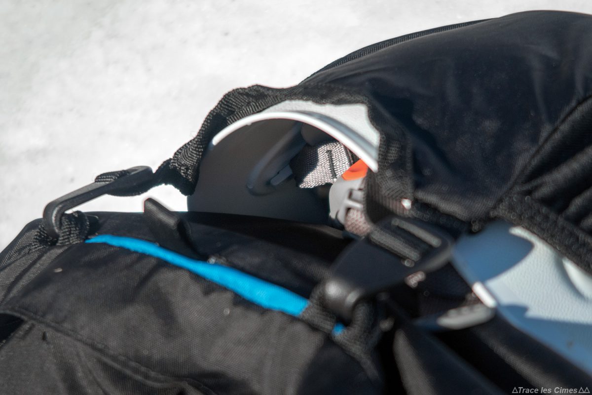 Filet casque Test sac à dos alpinisme ski de randonnée Osprey Mutant 38 backpack review