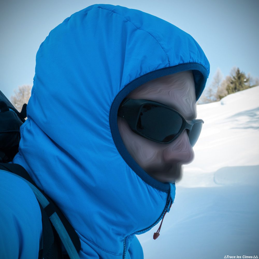 Test doudoune Millet Elevation Airloft capuche hoodie jacket insulated blue / poseidon review outdoor alpinisme montagne mountain