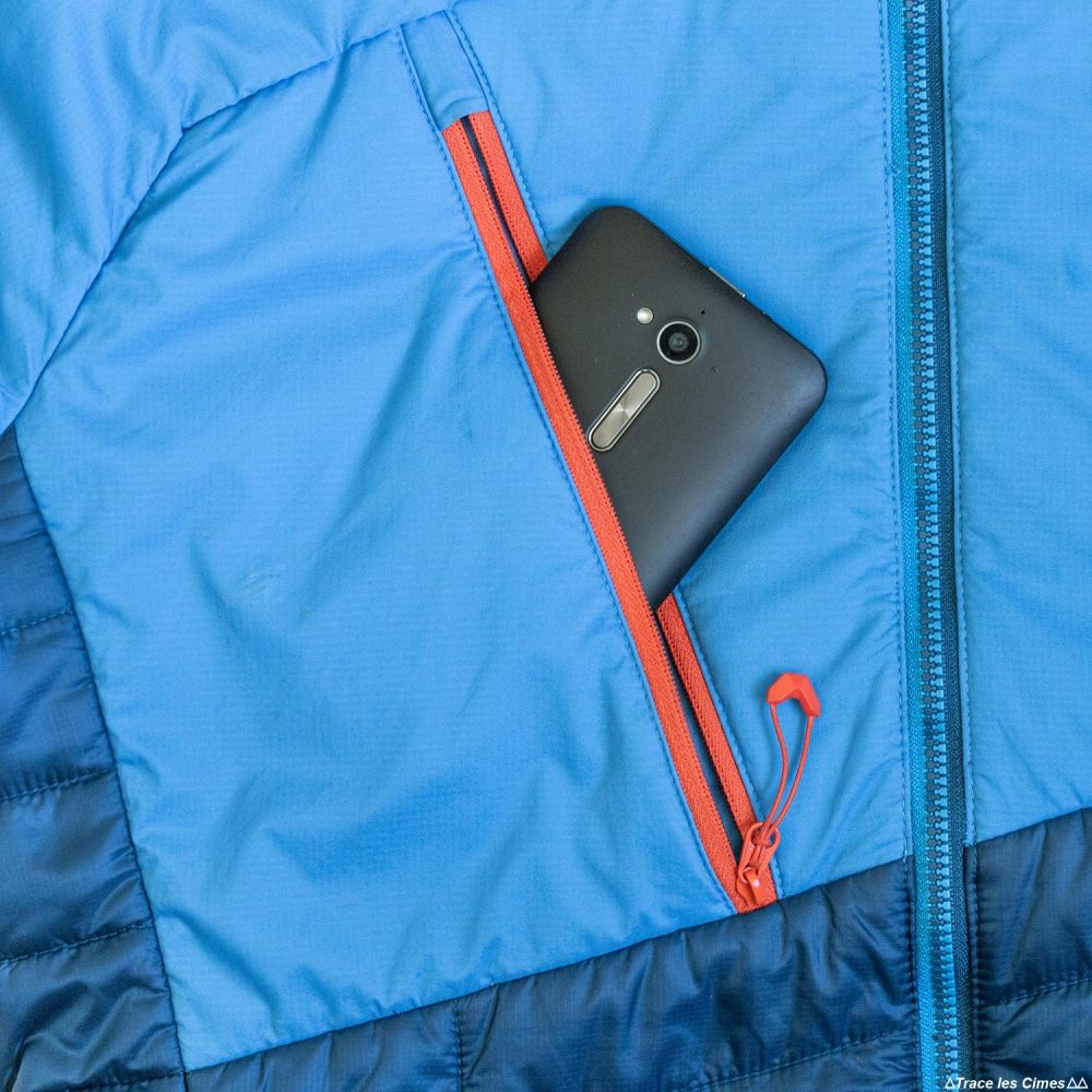 Test doudoune Millet Elevation Airloft hoodie poche jacket insulated blue / poseidon review outdoor alpinisme montagne mountain