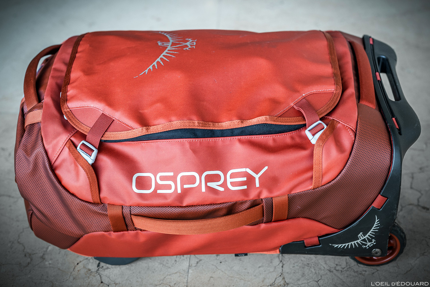 Test : Rolling TRANSPORTER 40 Osprey, la valise à roulettes tout terrain !  - Blog Voyage Trace Ta Route