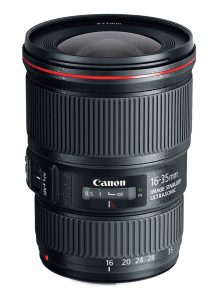 Objectif appareil photo reflex Canon EF 16-35mm f4 L IS USM