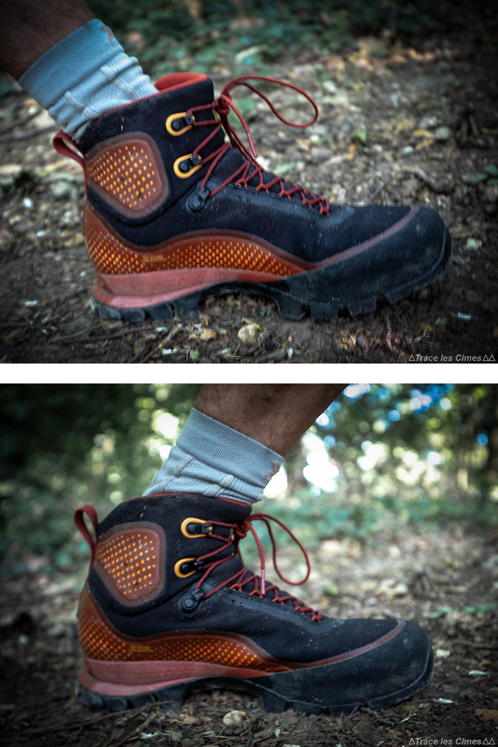 TECNICA Forge S GTX chaussures de randonnées homme noires et oranges Neuves 