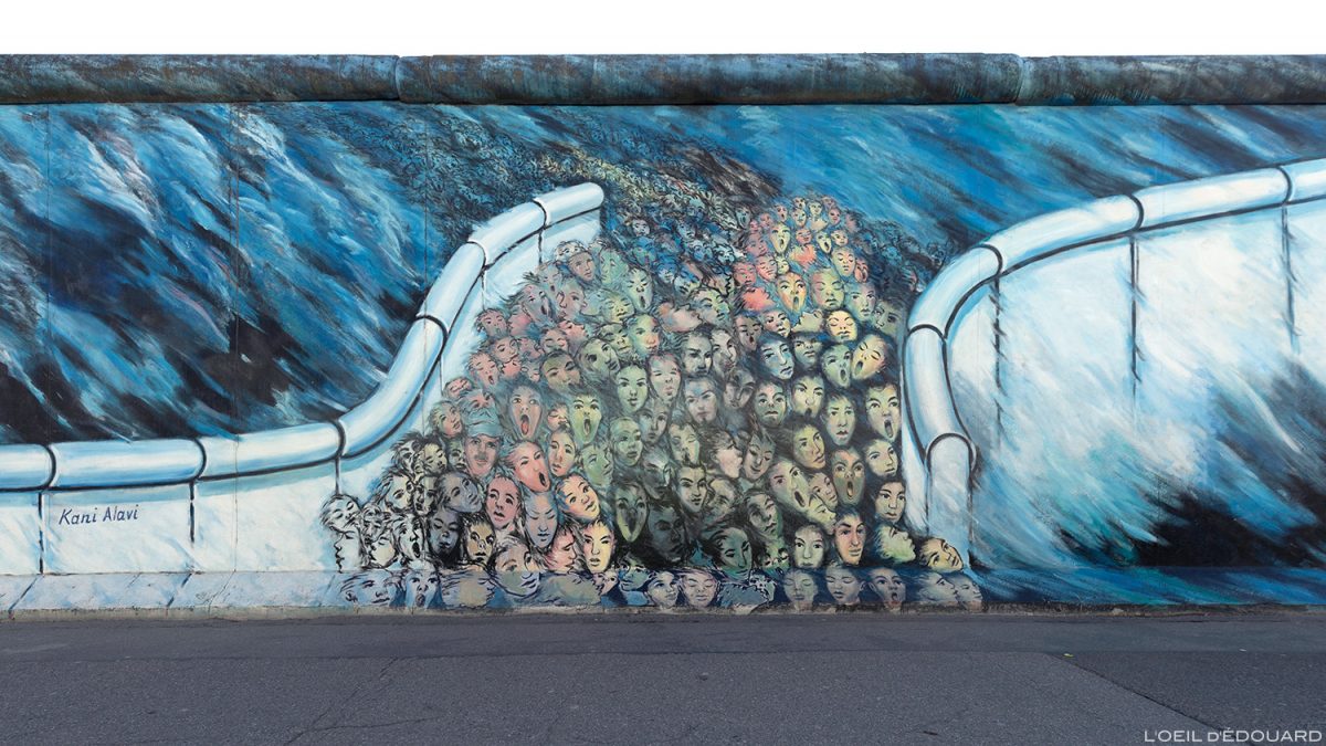 Peinture "It's Happened in November" Kani ALAVI - Mur de Berlin Allemagne East Side Gallery / painting Wall of Berlin Germany / Berliner Mauer Deutschland