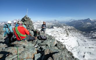 Le sommet de la Pointe de Méan Martin, Massif de la Vanoise - Alpinisme Paysage Montagne Alpes Mountain Landscape mountaineering