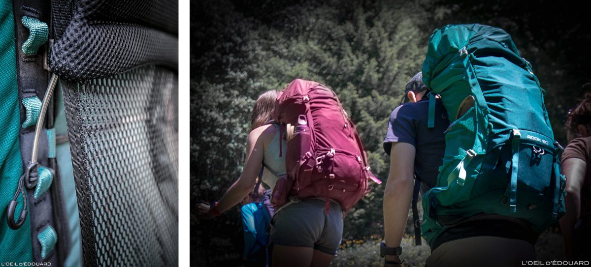 Test sac à dos randonnée Osprey Rook 50 backpack review mountain outdoor trekking