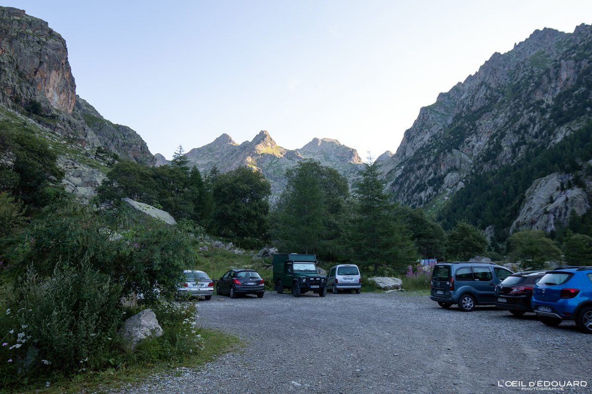 Parking Pont du Countet - Massif du Mercantour Alpes-Maritimes Provence-Alpes-Côte d'Azur / Paysage Montagne Randonnée Trek Outdoor Landscape Mountain Hike Hike Trekking